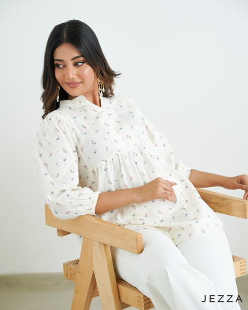 Blossom Charm: Cotton Top 66411